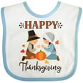 thumbnail image 3 of Inktastic Happy Thanksgiving Pilgrim Prayer Blessing Religious Boys or Girls Baby Bib, 3 of 4