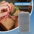 thumbnail image 4 of ifundom Cotton Rope Grey Hand-Weaving Thread for Crafts, Macrame Cord for Home Decor, Jewelry Making, and Projects, 4 of 6