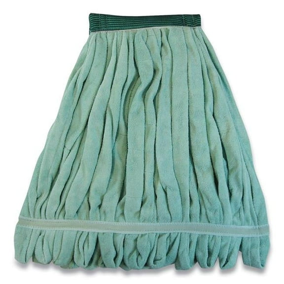 1.5 in. Medium Echo Fiber Microfiber Loop Mop, Green