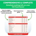 thumbnail image 3 of Air Fryer Cheat Sheet Magnets Cooking Guide Booklet - Air Fryer Cookbooks - Air Fryer Liners - Air Fryers Kitchen Gifts Gadgets 2025 - Air Fryer Accessories - Air Fryer Cooking Guide, 3 of 6