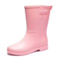 thumbnail image 6 of AUDeals Women's Mid Tube Rain Boots Waterproof Non Slip Lightweight Outdoor Work Gardening Shoes, 6 of 7