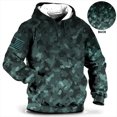 thumbnail image 3 of Sudadera con capucha con estampado 3D de camuflaje, águila, piel de serpiente, bandera estadounidense, para hombre, informal, de calle, de manga larga, 3 of 5