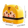 thumbnail image 3 of CZSCPDAW Personalized Tiger Name Stamp for Kids Clothing and School Supplies, Self-Inking Marker, Orange, 3 of 4