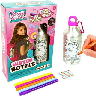 Decorate Your Own Water Bottle for Girls 6-8 yrs DIY Kits Cool