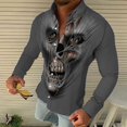 thumbnail image 4 of De Camisas de manga larga estampadas para hombre Camisas casuales holgadas de manga larga estampadas, 4 of 8