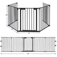 thumbnail image 7 of 115 Inch Adjustable 5 Panel Wide Fireplace Fence, 7 of 7