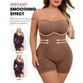 thumbnail image 4 of USEASY Womens Strapless Shapewear with Built in Bra Seamless Tummy Control Bodysuit Shapewear Full Body Shapewear, 4 of 6
