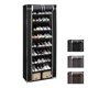 thumbnail image 2 of Zapatera Organizador Closet 9 Niveles Capacidad 27 Pares Ahorra Espacio Negro Blick, 2 of 6