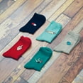 thumbnail image 3 of Flmtop Autumn Winter Funny Cartoon Solid Color Elastic Cotton Middle Tube Crew Socks, 3 of 7