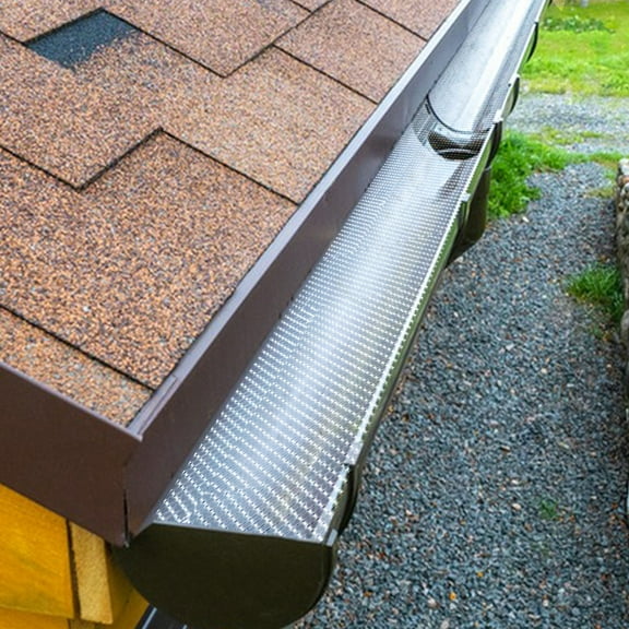 Heavy Duty Gutter Guard, Leaf Protection Mesh, 12.7cm*30.5m Aluminum Roll