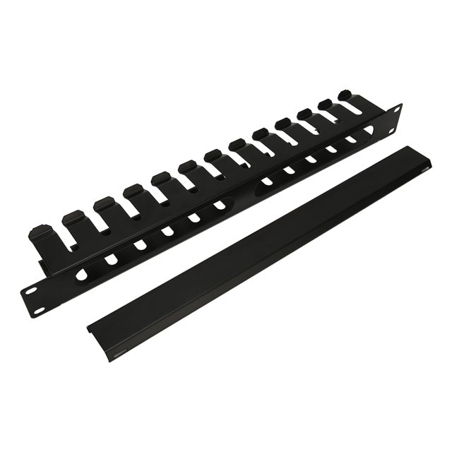 Cable Management, Rack Mount Cable Management Widely Smoothly 12 Slots 2U For Tower Units For 19in Standard Cabinets