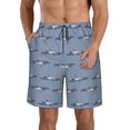 thumbnail image 1 of Fotbe Cute Whale Trajes de Baño Estampados para Hombre, Shorts de Verano de Secado Rápido, Ropa de Playa, Bañadores-3X-Large, 1 of 6