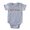 Heather Grey, variant on CafePress - N Dakota Rbw Txt - Cute Infant Baby Football Bodysuit
