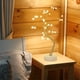 thumbnail image 2 of Árbol de luces LED, 36 luces LED nocturnas, ramas ajustables, diseño de alambre de cobre para decoración de bodas y fiestas., 2 of 5