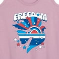 thumbnail image 3 of Instant Message - Freedom Dove - Women's Racerback Tank Top, 3 of 6