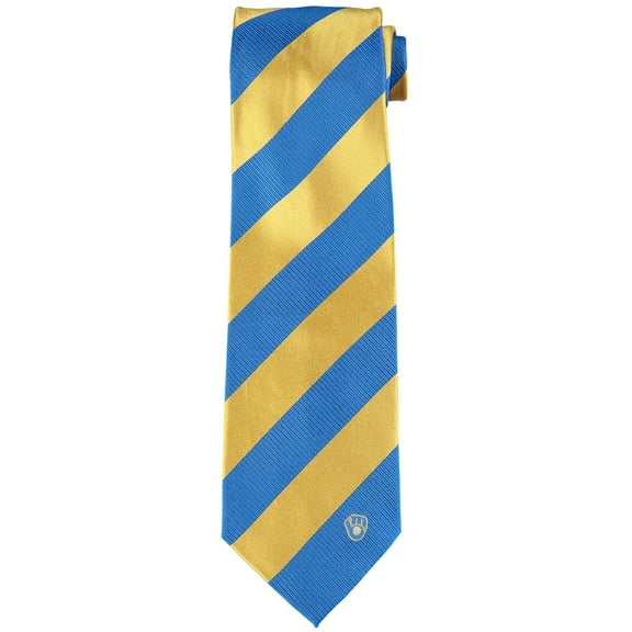Men's Milwaukee Brewers Regiment Woven Silk Tie