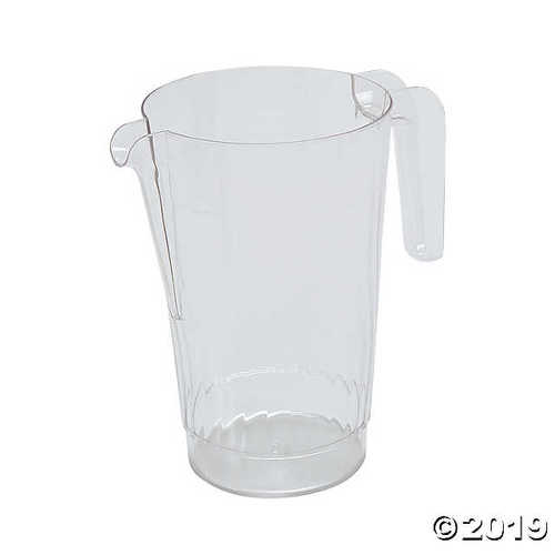 Clear Plastic Pitcher
