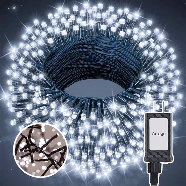 Luces de Navidad Artego Serie 300 LED CLUSTER Alta Densidad Interior Exterior 8 Modos