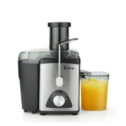 Juicer, Juicer Extractor, Centrifugal juicer with Big Mouth 3" Feed Chute, Juicer Machine for Whole Fruits & Vegs, Electric Juicer with Dual Speeds, Easy to Clean, Anti-drip, BPA-Free, Black
