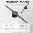 thumbnail image 4 of Abody 3D Hologram Projector Advertising Display Fan Wall-mounted Player 3D Naked Eye HD Photo Video Fan with 244pcs Beads Remote Control Sign Display for Business Shop Store Bars Exhibition Ent, 4 of 7