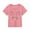 Pink, variant on Godom Girls Short Sleeve Tshirts Cotton Casual Graphic T-Shirts Girls' Summer T Shirts