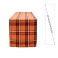 thumbnail image 3 of Fall Plaid Table Runner for Thanksgiving Holiday Dining Table Decoration, Washable Polyester Table Runner for Kitchen and Dining Room, 3 of 6