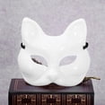 thumbnail image 5 of Peggybuy DIY White Animal Mask Creative Blank Mask Funny Multi-function for Costume Party, 5 of 5