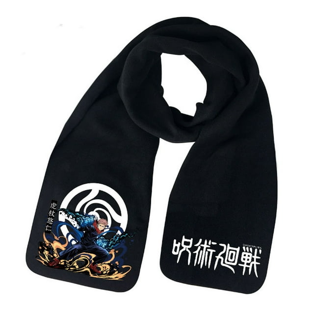 Bufanda Jujutsus Kaisens Anime Pashmina Winter Furry 160 x 25 cm