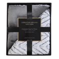 thumbnail image 3 of Christian Siriano New York  60" x 70" Gray Chevron Luxury Throw, 3 of 5