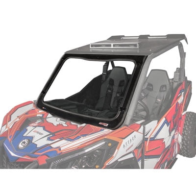 UTV Full Glass Windshield with 12" Windshield Wiper Compatible With Can-Am Maverick Sport 1000R X RC 2019-2021