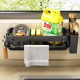 thumbnail image 2 of Rag rack kitchen storage rack without punching holes, 2 of 3