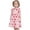 A-Pink501, variant on Newborn Girls Dresses Flutter Sleeve Round Neck Gathered Waist Bunny Print Sundress Daily Outings Casual Walks Vacation Trips Casual Dress