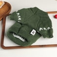 thumbnail image 6 of Bifavgk Christmas Dog Sweater, Warm Knit Turtleneck Puppy Pullover, Winter Holiday Pet Clothes for Small & Medium Dogs, 6 of 9