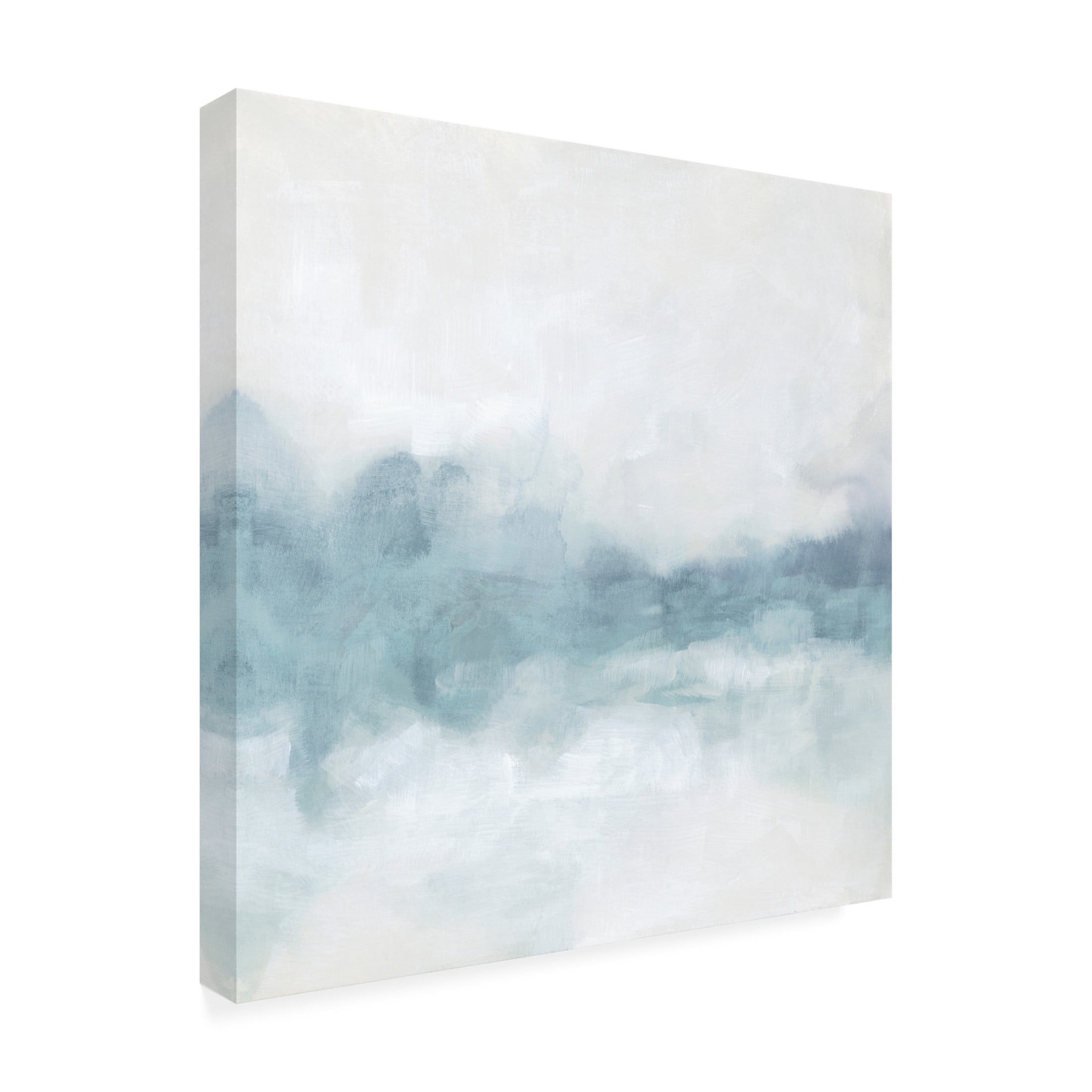 Trademark Fine Art June Erica Vess  Moody Blue Mist I Canvas Wall Art