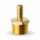 thumbnail image 1 of MAACFLOW Latón 3/4"" Macho NPT a 3/8"" Manguera ID Barb Manguera Adaptador Conector (Paquete de 1), 1 of 5
