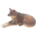 thumbnail image 4 of Mini simulación de lobo, modelo de animal salvaje de plástico, decoración de lobo falso, estatua de lobo, 4 of 7