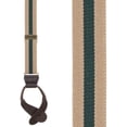 thumbnail image 2 of SuspenderStore Striped Y-Back Suspenders - 1-Inch Wide Elastic - Button - 3 Sizes, 2 of 4