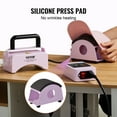 thumbnail image 4 of VEVOR Hat Press Machine, Mini Hat Heat Press for Caps with Integrated Control Panel, Cap Heat Press Machine with 5.9x3.15 inch Curved Heating Plate, Safety Base,and Glove,Automatic Shut-Off,Purple, 4 of 9