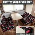 thumbnail image 2 of Uorisanigo 2 Set RV Dinette Cushion Covers Cherry Flowers Rv Seat Covers Stretchable Camper Cushions Cover Booth Seats Breathable and Dirt-Resistant Couch Cushion Slipcovers for Car Bench, 2 of 7