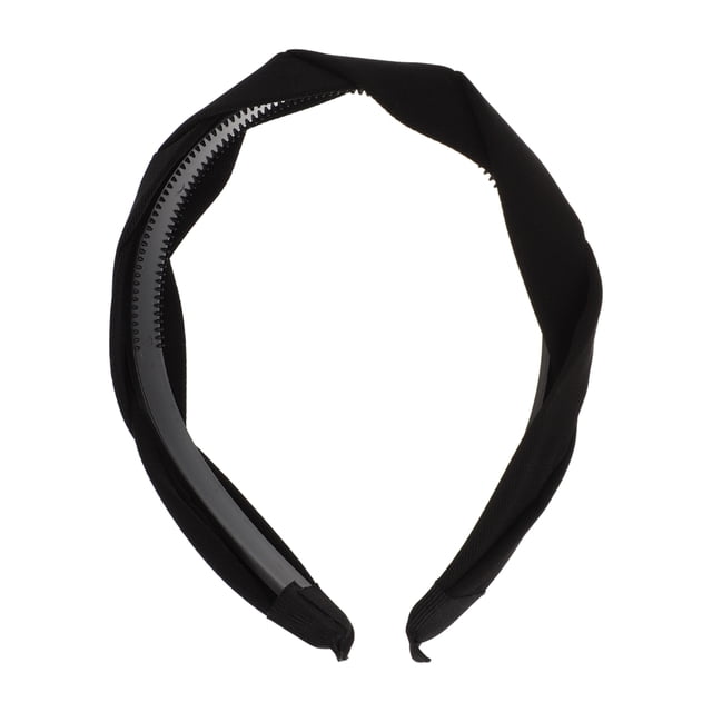 Diademas trenzadas de Bargains Únicos, bandas para el cabello de mujeres, accesorios de forma de tejido antideslizantes, color negro
