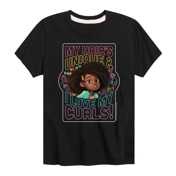 Karma's World - My Hairs Unique - Toddler And Youth Short Sleeve Graphic T-Shirt