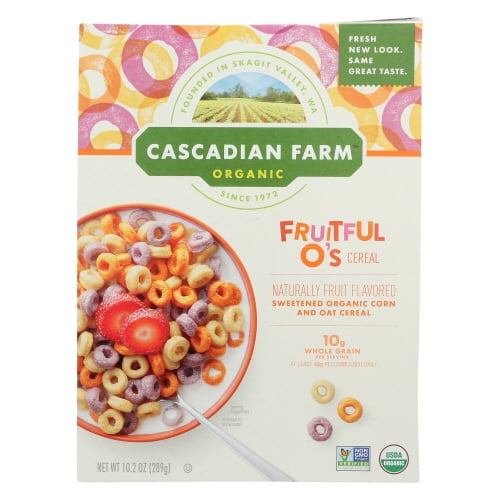 Cascadian Farm Céréales Fruitful O, Caisse de 10 X 10,2 Oz