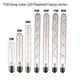 thumbnail image 1 of Lámpara de filamento de tungsteno tipo tubo de bombilla T30, fuente de luz LED, lámpara de filamento retro, 2W3W4W5W6W7W8W E27, 1 of 5