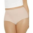 thumbnail image 3 of 10 Pack Fruit of the Loom SIgnature Brief Ultra Soft Cotton Blend Moisture Wicking Beige Panties, 11, 3 of 4