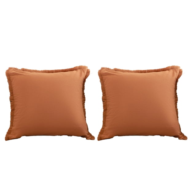 Funda de almohada de ante con borla de 18x18 ", funda de cojín decorativa suave adecuada para sofá, dormitorio, funda de almohada