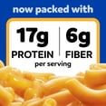 thumbnail image 4 of Kraft PowerMac Mac and Cheese, 1 Box, for Protein Easy Dinners or Dinner Sides, Original Flavor, 17g Protein and 6g of Fiber per Serving, No Artificial Flavors, Preservatives or Dyes, 7.25 oz, 4 of 16