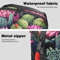 thumbnail image 4 of Cactus Hard Drive Cases Cable Organizer Small Travel Electronic Organizer Charger Case Organizer Oxford Fabric Waterproof Storage Bag for Protecting Electronic Gadgets - 5.9x9.44x3.14 in, 4 of 6