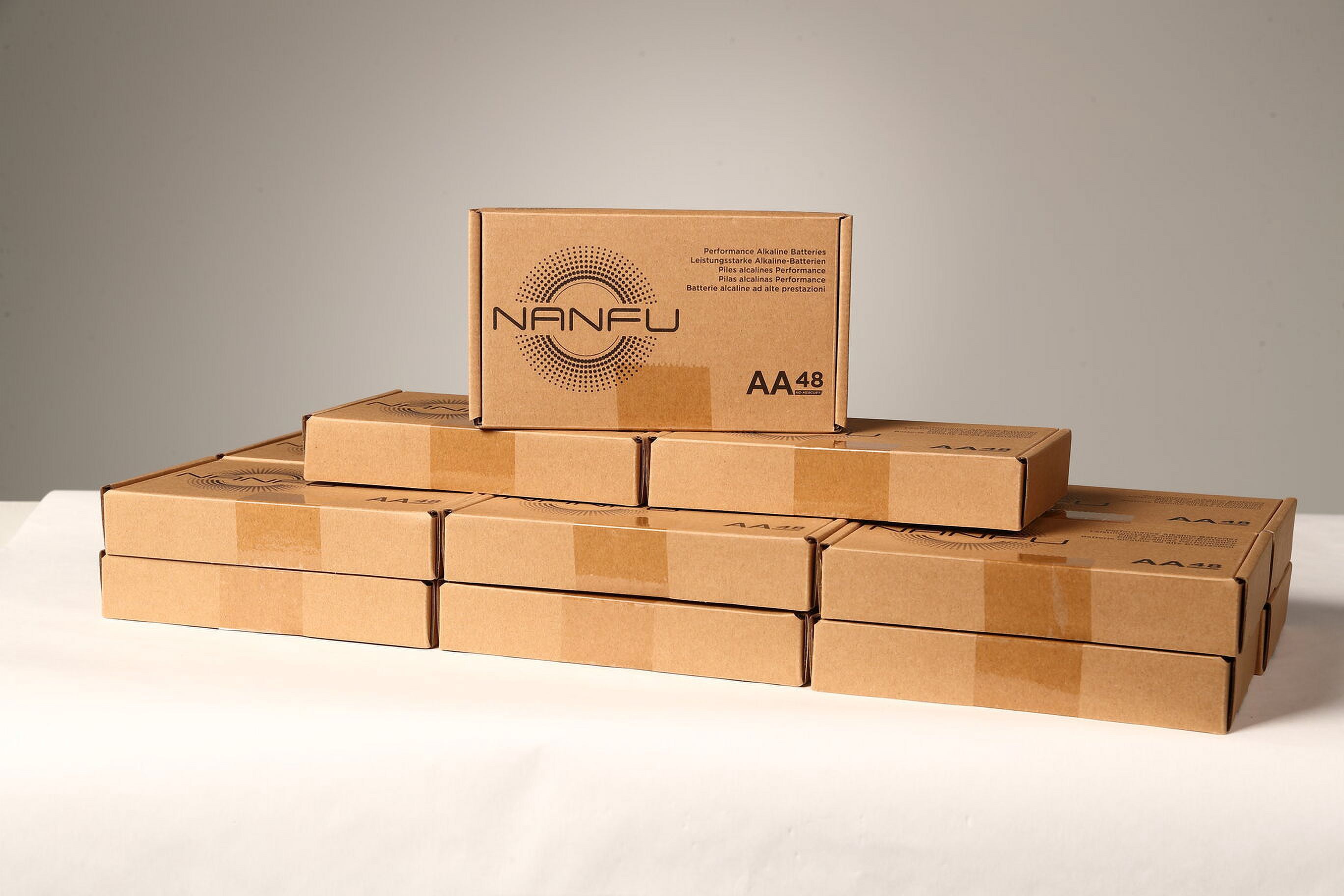 Nanfu 1.5V Alkaline AA Batteries Lot of 48 Pack Total