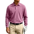 thumbnail image 3 of LWavelet Big and Tall Polo Shirts for Men Long Sleeve Collared Golf Shirt Casual Moisture Wicking Work Hiking Shirts, 3 of 5