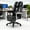 Black, variant on ROOMARK Office Chair for Heavy People, Wide Executive Office Chair with Foot Rest, High Back Ergonomic Desk Chairs with Lumbar Support for Lower Back Pain